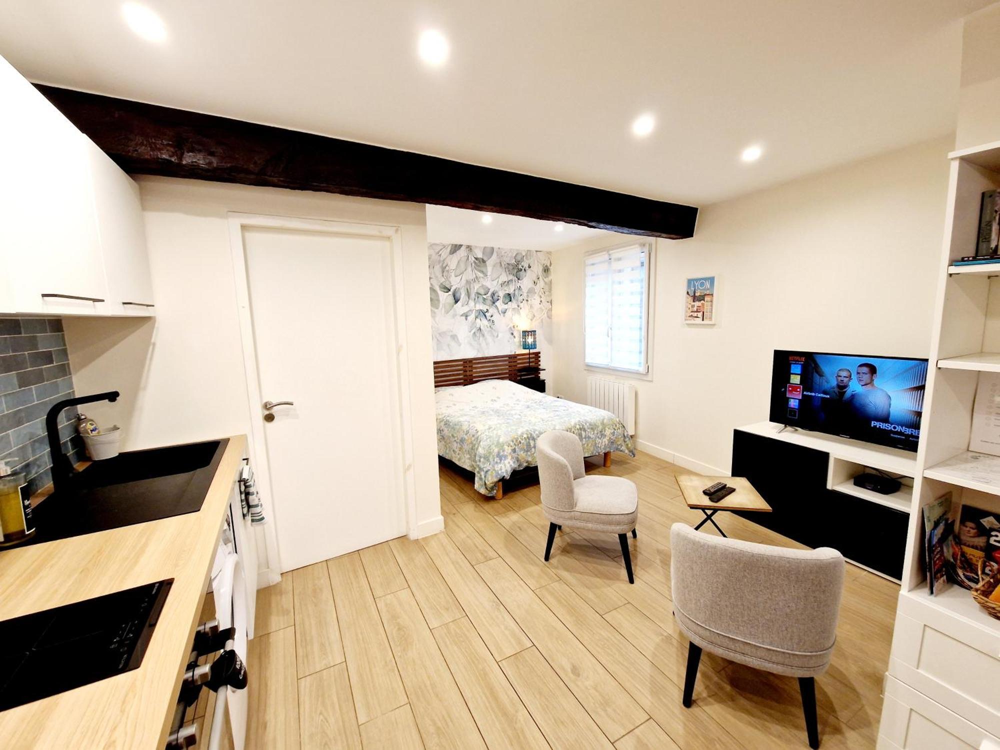 Studio Entierement Equipe Cailloux-sur-Fontaines 外观 照片
